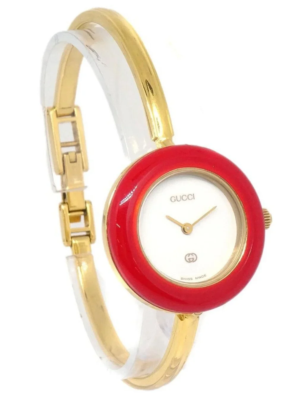 Gucci 11/12 Change Bezel Chameleon Quartz Watch SS 117874 - Picture 10 of 12
